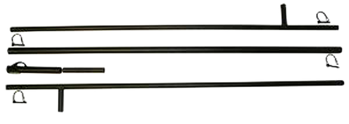 Mojo Outdoors HW2204 Extension Pole  Black Metal 12'