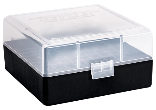 Berry's 03856 Ammo Box  223Rem/5.56NATO Clear/Black Polypropylene 100rd