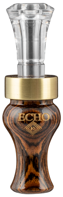 Echo Calls 90016 Timber  Double Reed Mallard Sounds Attracts Ducks Brown Bocote Timber