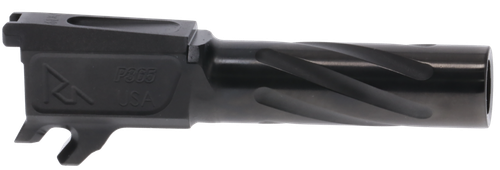 Rival Arms RA20P002A Precision Match Grade 9mm Luger 3.10" Fluted Threaded Black PVD Steel, Fits Sig P365