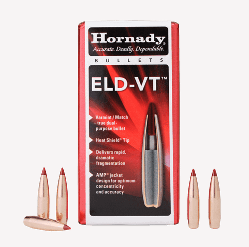 Hornady 24372 ELD-V  6mm .243 80 gr 100 Per Box/ 25 Case