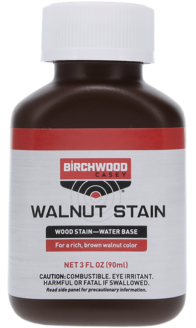 Birchwood Casey 24123 Walnut Wood Stain Water-Based 3 oz. Bottle