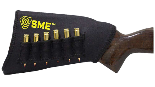 SME SMERSRSL Stock Riser  with Shell Loop Black Neoprene