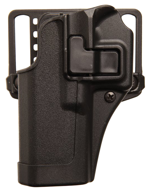 Blackhawk 410567BKL Serpa CQC  OWB Matte Black Polymer Belt Loop/Paddle Compatible w/Glock 42 Left Hand