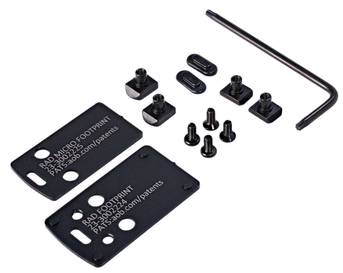 Crimson Trace 013000054 CT RAD Mounting Kit CT RAD Footprint/Dovetail, S&W Shield/Shield Plus/Shield EZ/M&P/M&P 2.0