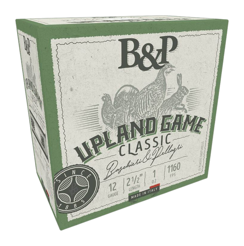 B&p Ammunition 12B1UP6 Upland Game Classic 12Gauge 2.50" 1oz 6Shot 25 Per Box/10 Case