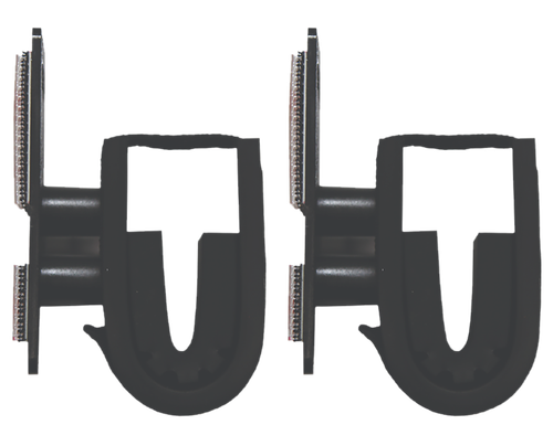 Rugged Gear 10030 Dual Lock Gun Holder Rifle/Shotgun Black Metal