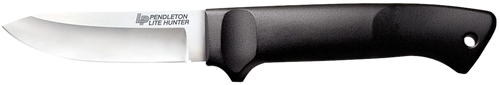 Cold Steel CS20SPH Pendleton Lite Hunter 3.63" Fixed Drop Point Plain Cryo Quenched 4116 SS Blade, 4.88" Black Polypropylene Handle