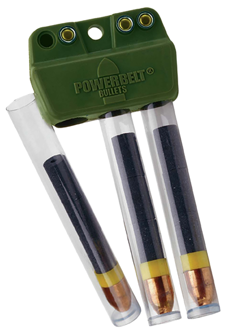 PowerBelt Bullets AC1501 SpeedClip Loader  50 Cal Green Plastic Capacity 3