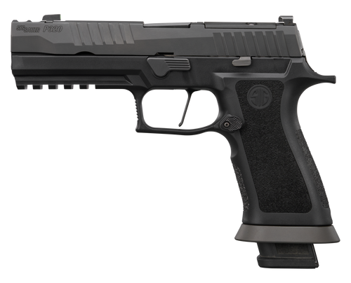 Sig Sauer 320XF9MOD P320 M.O.D. Full Size 9mm Luger 21+1 3.90" Black Barrel, Matte Black DLC Stainless Steel Optic Ready/Ported/Serrated Slide, Black Stainless Steel Frame w/Picatinny Rail, M.O.D. X F