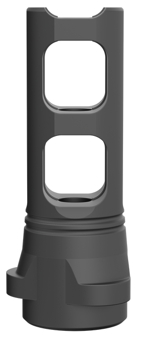 Breek Arms BRK4310 Breek LOK 3QD Gemini Dual-Port Black Nitride Steel 1/2"x28 Threads 223 Cal/5.56mm