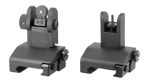 JE MACHINE TS-PS7B         FLIP UP F/R SIGHTS POLY