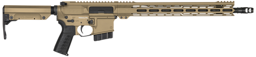 CMMG 28A670CCT Resolute MK4 22 ARC Black Nitride Threaded Barrel, Coyote Tan Cerakote Picatinny Rail Aluminum Receiver, M-LOK Handguard, Black Synthetic CMMG 6 Position RipStock, Black Polymer Grip
