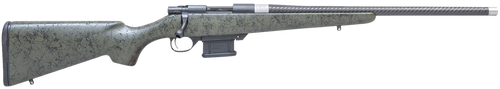 Howa HCE6ARCGRN 1500 Carbon Elevate 6mm ARC 20" Carbon Fiber Wrapped Threaded Barrel, Black Drilled & Tapped Steel Receiver, Fixed Stocky's OD Green w/Black Webbing Synthetic Stock, Right Hand