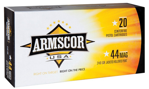 Armscor 44MAG 240gr JHP 20rd