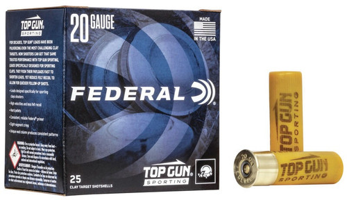 20GA 2 3/4" 7/8OZ 1,250 FPS 8 Top Gun