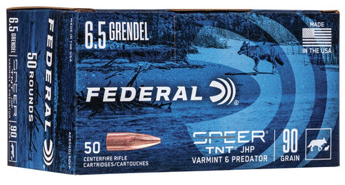 6.5 Grendel 90gr JHP AE Varm/Pred 50RD