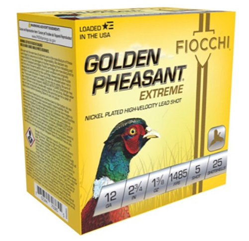 Golden Pheasant 12ga 2 3/4" 1 3/8oz #5