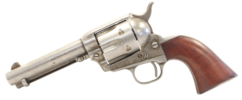 Taylors & Company 555136 1873 Cattleman 357 Mag Caliber with 4.75" Barrel, 6rd Capacity Cylinder, Overall Antique Finish Steel & Walnut Grip
