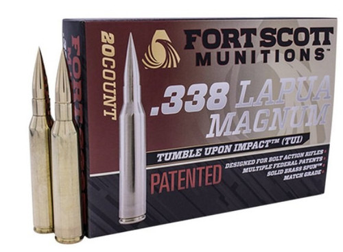 .338 Lapua SBS TUI 250gr 20/Bx