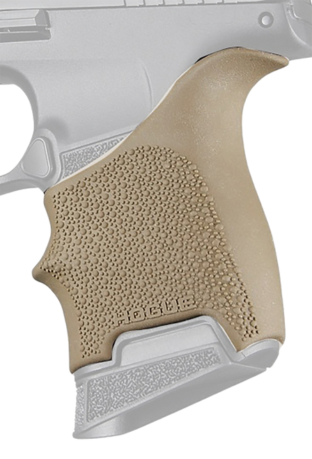 Hogue 18703 Grip Sleeve Handall Beavertail Flat Dark Earth Rubber