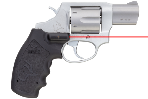Taurus 2-856029ULVL 856 Ultra-Lite 38 Special +P Caliber with 2" Barrel, 6rd Capacity Cylinder, Overall Matte Finish Stainless Steel Frame & Finger Grooved Black Rubber Grip Includes Viridian Laser