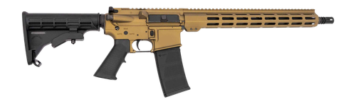 Andro Corp Industries 55616BBBB ACI-15 Bravo 5.56 NATO 30+1 16" Black Nitride Threaded Barrel, Burnt Bronze Aluminum Receiver w/Picatinny Rail, M-LOK Handguard, M4 Black Polymer Stock, Black Polymer G