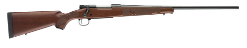 Winchester Guns 535200217 Model 70 Featherweight 243 Win Caliber with 5+1 Capacity, 22" Barrel, Brushed Polish Blued Metal Finish & Satin Walnut Fixed Feather Checkered Stock Right Hand (Full Size)