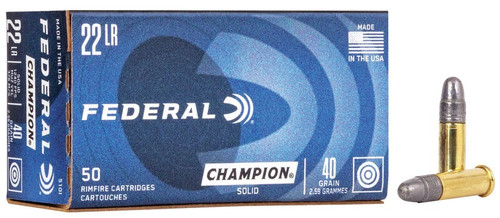 22LR 40GR SOLID HV LIGHTNING CHAMP 500RD