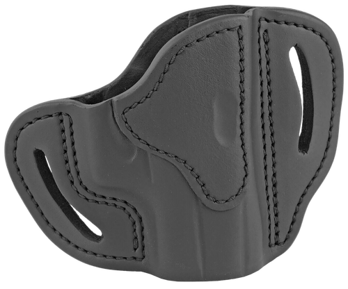 1791 Gunleather BHCSBLR BHC  OWB Size C Stealth Black Leather Belt Slide Compatible w/Glock 43/Sig P365/Walther PPK Right Hand