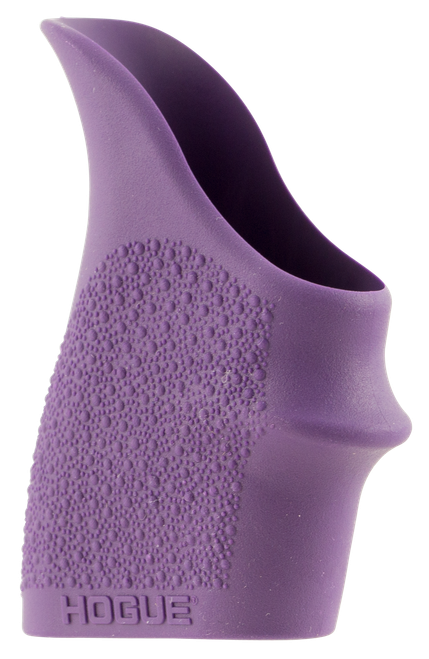 Hogue 18406 HandAll Beavertail Grip Sleeve Textured Purple Rubber for Glock 26, S&W M&P Shield, Ruger LC9