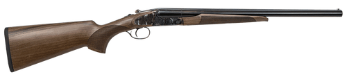 CZ-USA 06417 Sharp-Tail Coach 12 Gauge 3" 2rd 20" Black Hard Chrome Side-by-Side Barrel, Color Case Hardened Metal Finish, Turkish Walnut Stock Includes Fixed Chokes