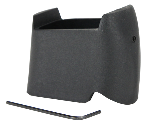 Pachmayr 03851 Mag Sleeve  Compatible w/Glock 17/22 Mags To Fit Glock 26/27 Models, Black Polymer