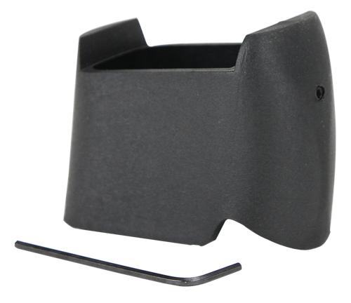 Pachmayr 03851 Mag Sleeve  Compatible w/Glock 17/22 Mags To Fit Glock 26/27 Models, Black Polymer