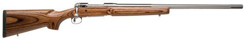 Savage Arms 18468 12 Varminter Low Profile 22-250 Rem 4+1 Cap 26" 1:9" Matte Stainless Rec/Barrel Satin Brown Stock Right Hand (Full Size) with Detachable Box Magazine