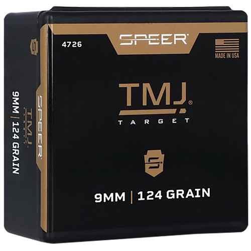 Speer 4726 TMJ Value Pack 9mm 124gr Total Metal Jacket 600 Per Box/1 Case
