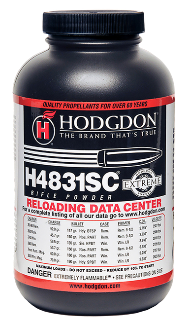 Hodgdon 48311S Extreme H4831SC Rifle Powder Multi-Caliber 1 lb