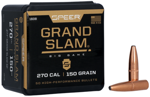 Speer 1608 Grand Slam  270Cal 150gr Soft Point 50 Per Box/5 Case