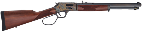 Henry H012GRCC Big Boy Carbine Side Gate Full Size 44 Mag 7+1 16.50" Blued Octagon Barrel, Color Case Hardened Steel Receiver, American Walnut Wood Stock Right Hand