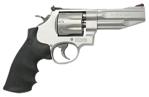Smith & Wesson 178014 Model 627 Pro *CA Compliant N-Frame 357 Mag 8 Shot 4" Matte Stainless Steel Barrel, Stainless Cylinder, Matte Stainless Steel Frame, Black Finger Grooved Grip, Exposed Hammer