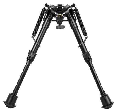 NcStar ABPGC2 Precision Grade Compact Notched Bipod 5.5-8" w/Notched Legs Aluminum/Steel Includes 3 Adapters