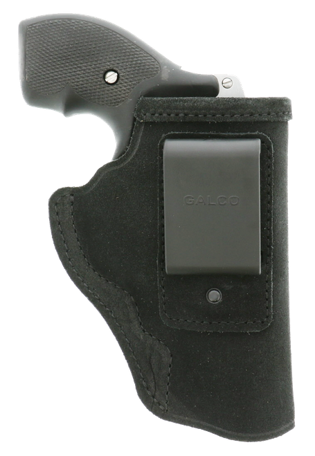 Galco STO158B Stow-N-Go  IWB Black Leather Belt Clip Fits S&W J Frame Fits Charter Arms Undercover Right Hand