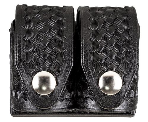 HKS 203BLBN SpeedLoader Case  Double Large Black Hytrel Belt Loop Belts 2.25" Wide
