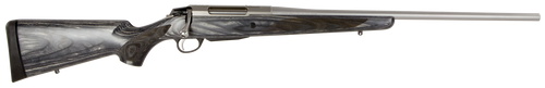 Tikka JRTXG315 T3x  243 Win 3+1 22.40" Barrel, Stainless Steel Metal Finish, Oiled Gray Laminate Stock