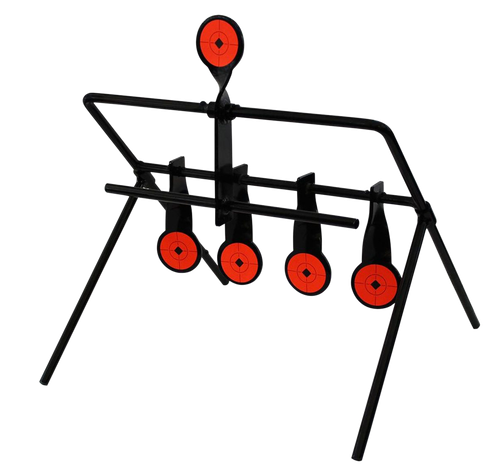 Birchwood Casey 47017 World of Targets Gallery 1.75" Airgun Black/Orange Steel Circle w/Crosshair & Diamond 0.19" Thick