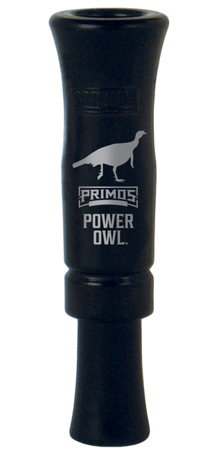 Primos 331 Power Owl Locator Open Call Owl Sounds Barred Owl Sounds Attracts Turkeys Black Acrylic