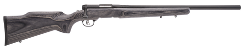 Savage Arms 96970 B.MAG  17 WSM Caliber with 8+1 Capacity, 22" Heavy Barrel, Matte Black Metal Finish & Varmint Beavertail Gray Laminate Stock Right Hand (Full Size)