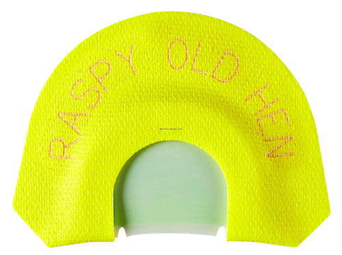 HS Strut 05903 Raspy Old Hen Double Reed Attracts Turkeys Yellow Infinity Latex
