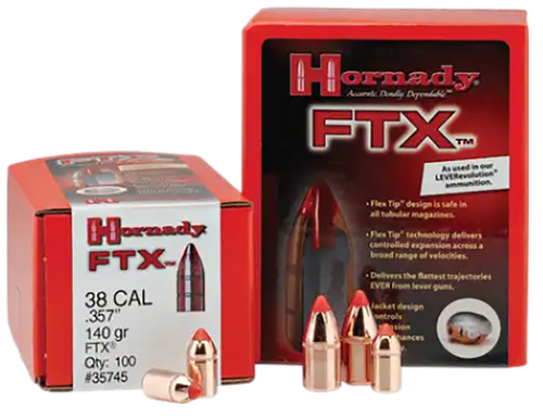 Hornady 45215 FTX  45 Cal .452 200 gr Flex Tip eXpanding 50 Per Box/ 25 Case