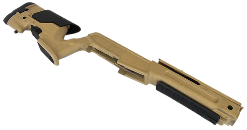 Archangel AAMINIDT Precision Stock  Desert Tan Synthetic Fixed with Adjustable Cheek Riser for Ruger Mini-14, Mini Thirty